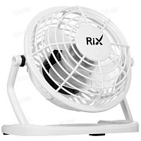 Настольный вентилятор Rix RDF-1500USB (белый)