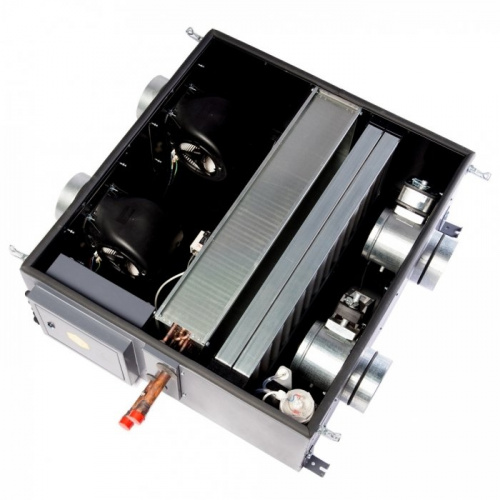 Приточная вентиляционная установка Minibox W-1650-2/48kW/G4 Zentec фото 3