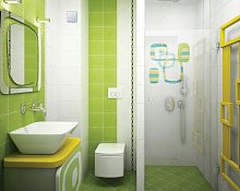 Вытяжка для ванной Vents 125 ЛД Лайт зеленый